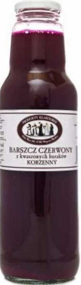 Roter Borschtsch aus saurer Rote Bete und würzigem 750 ml KLASSISCHEN PRODUKTEN